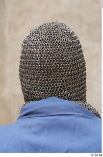 Photos Medieval Knight in mail armor 4 army chainmail head…